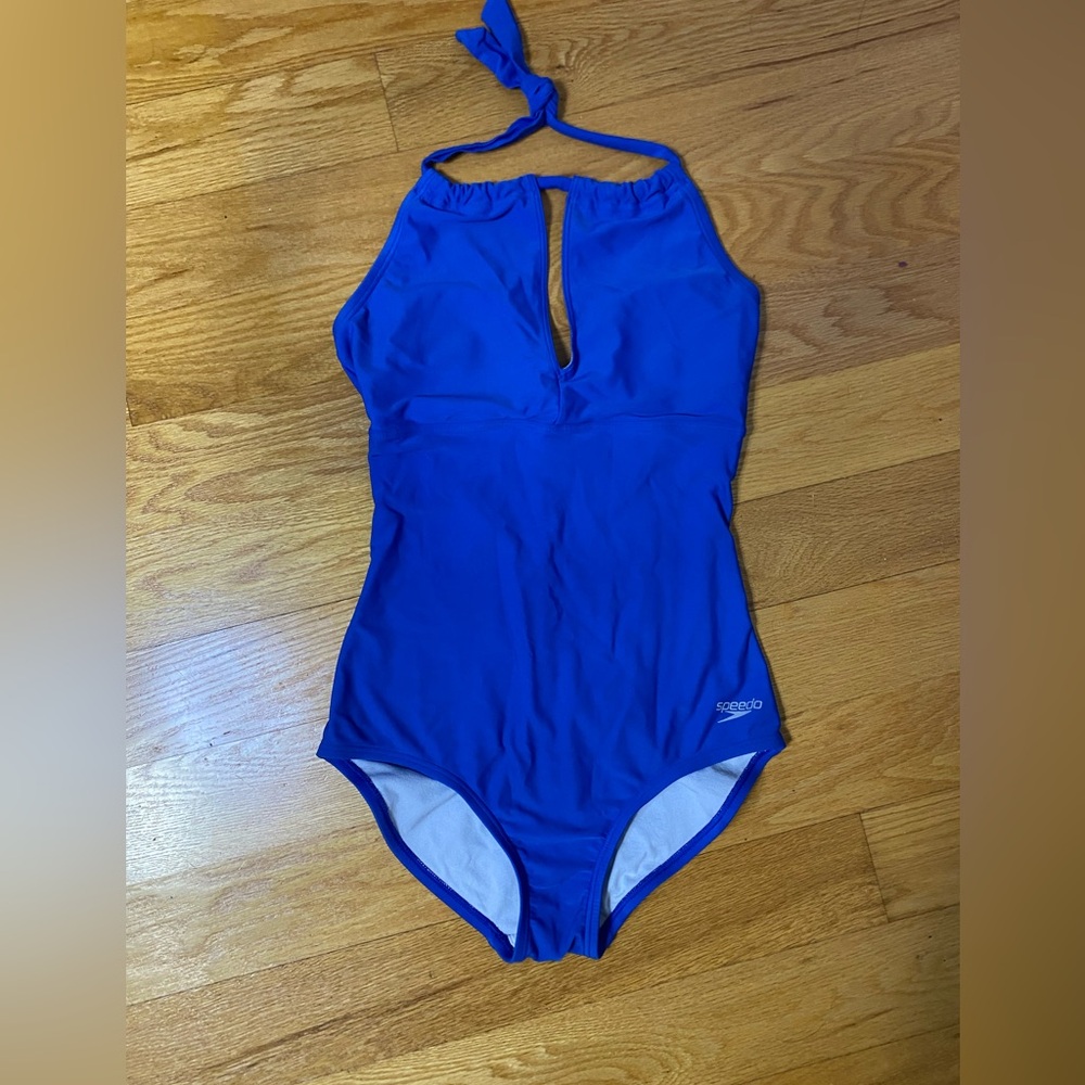 Womens one piece blue  speedo